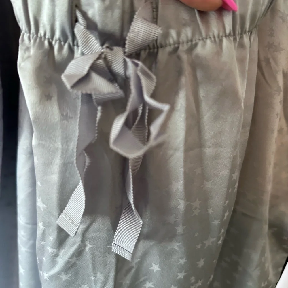 Victoria's Secret Silver Star Print Pajama Pants